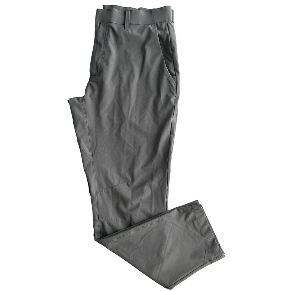 Fabletics Men's Size 34x29 Only-Way 5-Pocket Pants Gray Stretch Golf Casual